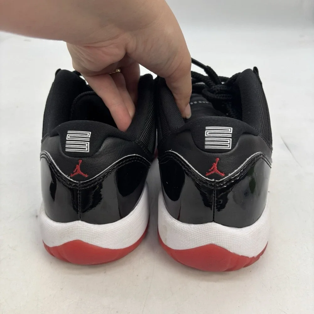 Nike Air Jordan 11 Shoes Kids 7Y Youth Retro Low GS Bred 2025 - FV5121-006